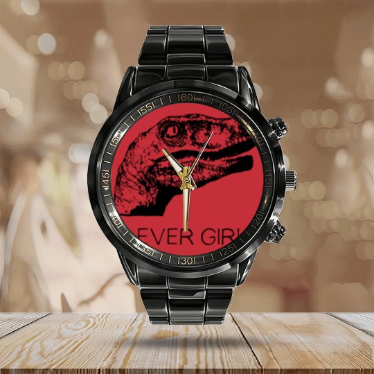Discover clever girl Calendar Steel Band Watch