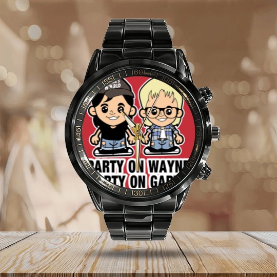 Discover Lil Wayne and Garth - Waynes World - Calendar Steel Band Watch