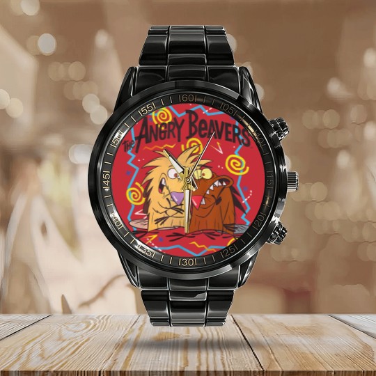 Discover Beaver Liquor Calendar Steel Band Watch Nick 90s The Angry Beavers Insane Humorous