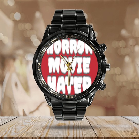 Discover Horror Movie Hater Calendar Steel Band Watch