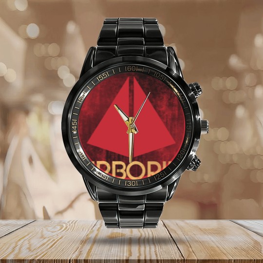 Discover Arboria Institute - Beyond The Black Rainbow - Calendar Steel Band Watch