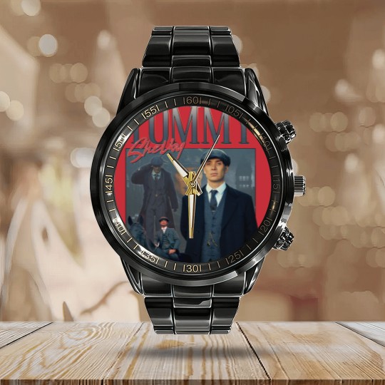 Discover Tommy Shelby Homage Calendar Steel Band Watch Calendar Steel Band Watch Top Peaky TV Show Gift Tom Thomas By Order Cillian Murphy