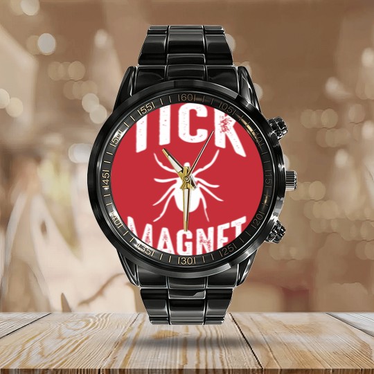 Discover Tick Magnet Calendar Steel Band Watch