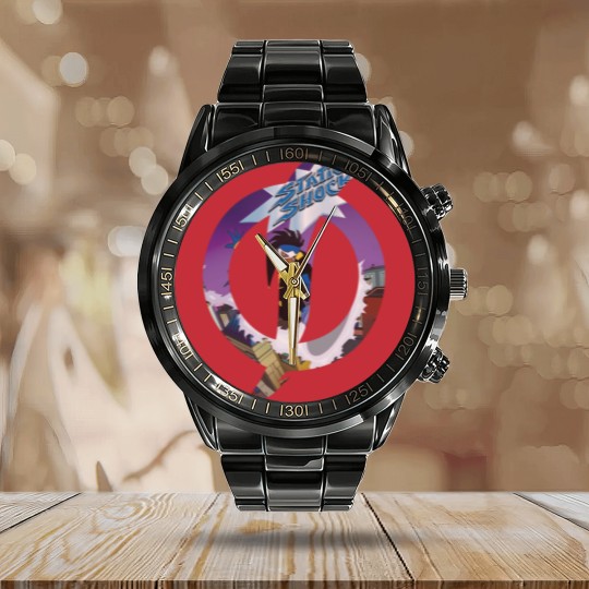 Discover Static Shock Logo - Static Shock - Calendar Steel Band Watch
