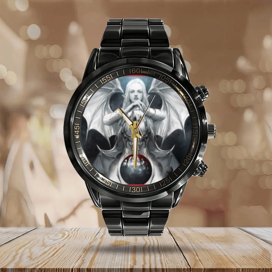 Discover Grimes Original Miss Anthropocene Cover Premium Calendar Steel Band Watch