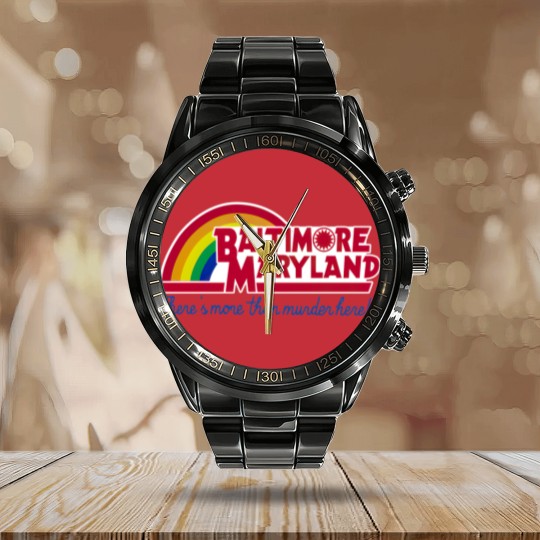 Discover Baltimore Maryland - Reading rainbow - Baltimore Maryland - Calendar Steel Band Watch