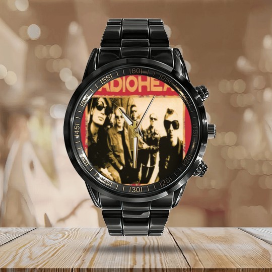 Discover Radiohead Classic Vintage Calendar Steel Band Watch