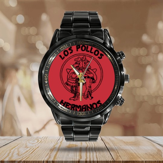 Discover LOS POLLOS HERMANOS chicken brothers Breaking Heis Calendar Steel Band Watch