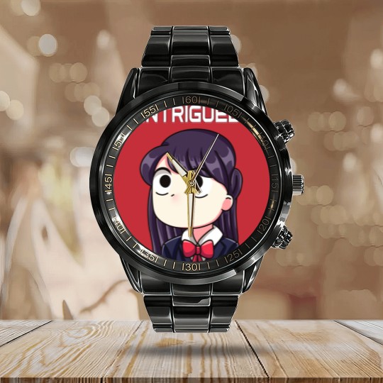 Discover Komi Can't Communicate - intrigued - Komi Cant Communicate - Calendar Steel Band Watch