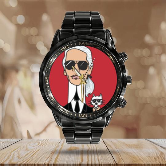 Discover karl lagerfeld 1 Calendar Steel Band Watch