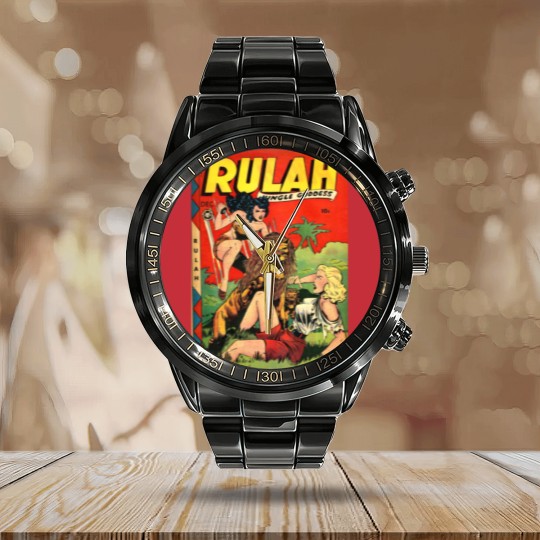 Discover Rulah Jungle Goddess Comic Cover - Comics - Calendar Steel Band Watch