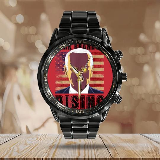 Discover Dark Brandon Rising Calendar Steel Band Watch