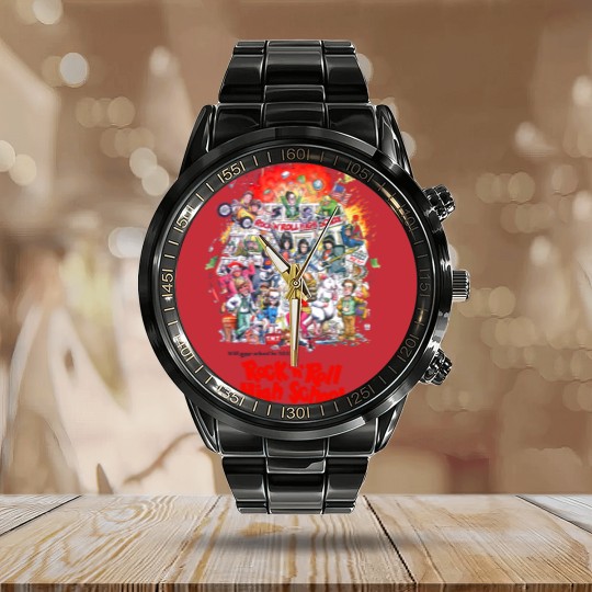Discover Rock 'n' Roll High School - Punk - Calendar Steel Band Watch