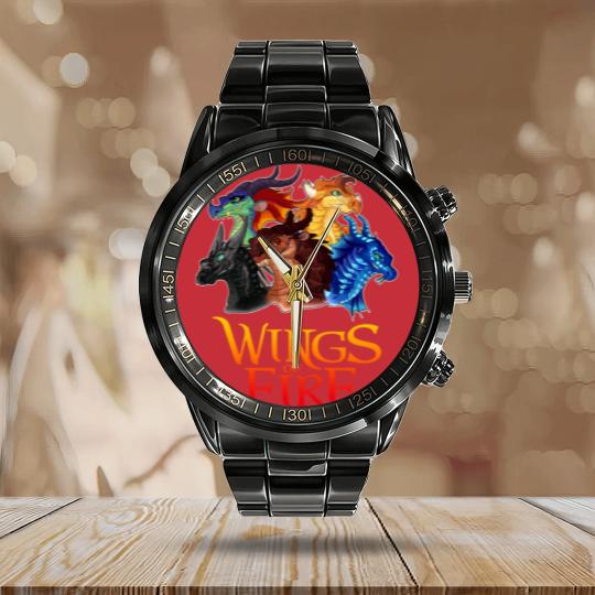 Discover Love Dragons Graphic Wings Of Fire Manga Series Calendar Steel Band Watch