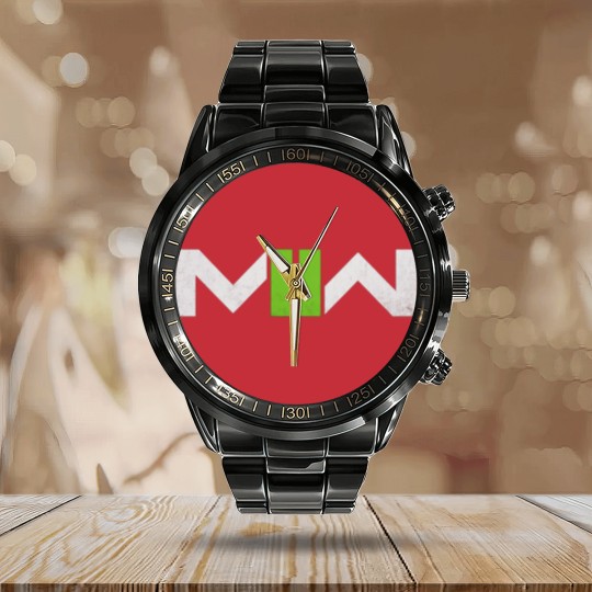 Discover Premium MW2 Modern Warfare 2 MWII Calendar Steel Band Watch