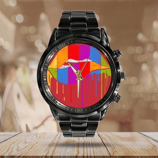 Discover LGBT Calendar Steel Band Watch