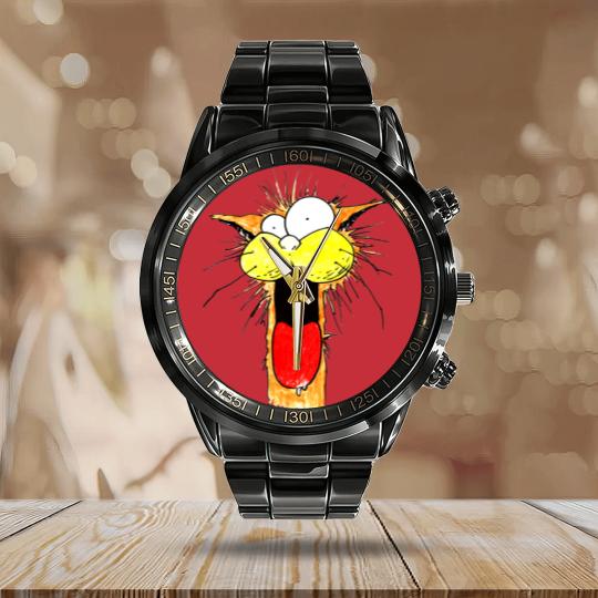 Discover Ack! - Bill The Cat - Calendar Steel Band Watch