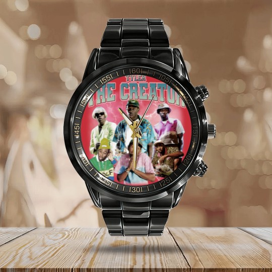 Discover Tyler the creator Calendar Steel Band Watch