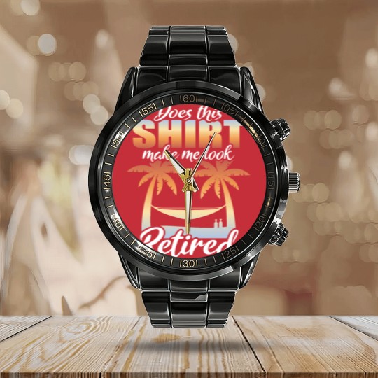 Discover Does This Calendar Steel Band Watch Make Me Look Retired Pension Calm Calendar Steel Band Watch
