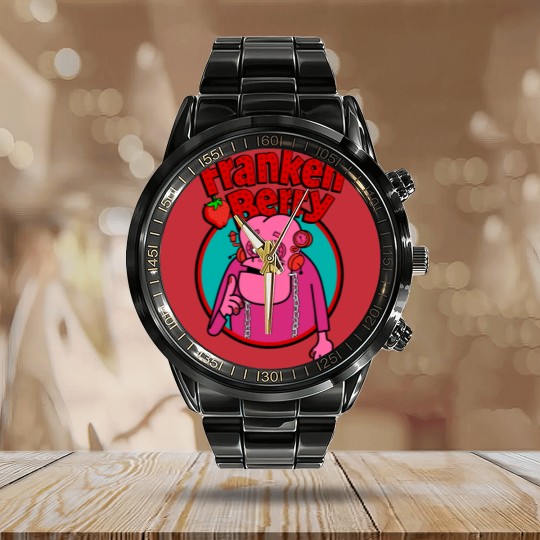 Discover Franken Berry - Cereal - Calendar Steel Band Watch