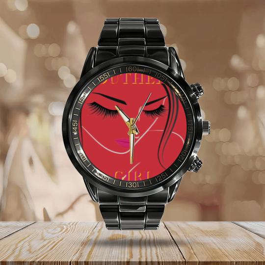 Discover Southern Girl Calendar Steel Band Watch