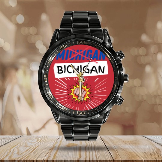 Discover Michigan Bichigan - Ohio State Football - Calendar Steel Band Watch