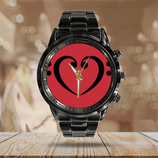 Discover Bass Clef Heart - Glow in the Dark! Calendar Steel Band Watch