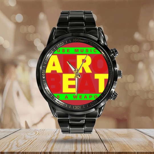 Discover AFROBEAT _ USE MUSIC AS A WEAPON Calendar Steel Band Watch