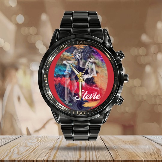 Discover Stevie Nicks Fan Calendar Steel Band Watch - Stevie Nicks - Calendar Steel Band Watch