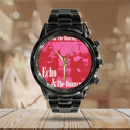 Discover vintage echo and the bunnymen fanmade - Echo And The Bunnymen - Calendar Steel Band Watch