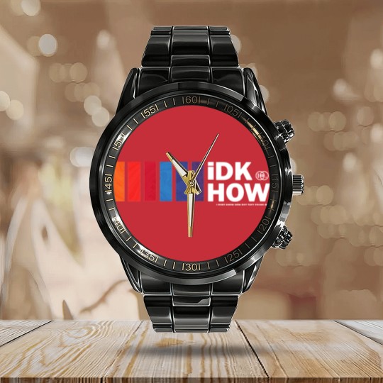 Discover iDKHOW - Idkhow Merch - Calendar Steel Band Watch