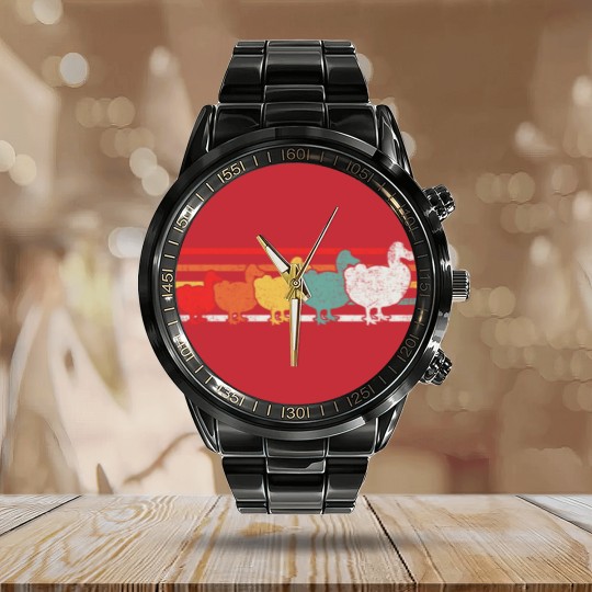 Discover Dodo Bird Calendar Steel Band Watch