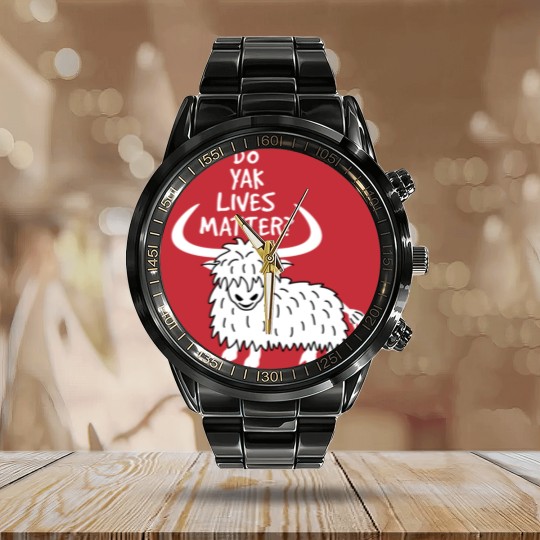 Discover Yak Lives - Yak - Calendar Steel Band Watch