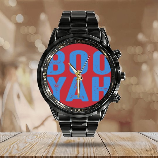 Discover stuart scott booyah Calendar Steel Band Watch