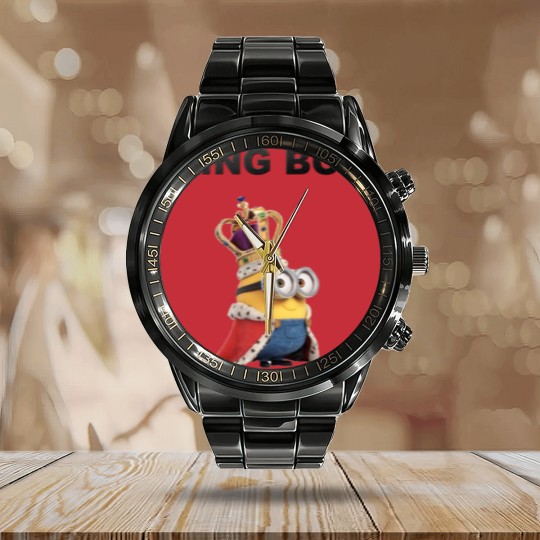 Discover KING BOB Cartoon Calendar Steel Band Watch
