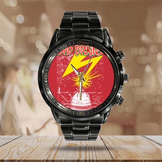 Discover Bad Brains - Bad Brains - Calendar Steel Band Watch
