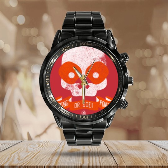 Discover Ping Pong or Die! - Ping Pong - Calendar Steel Band Watch