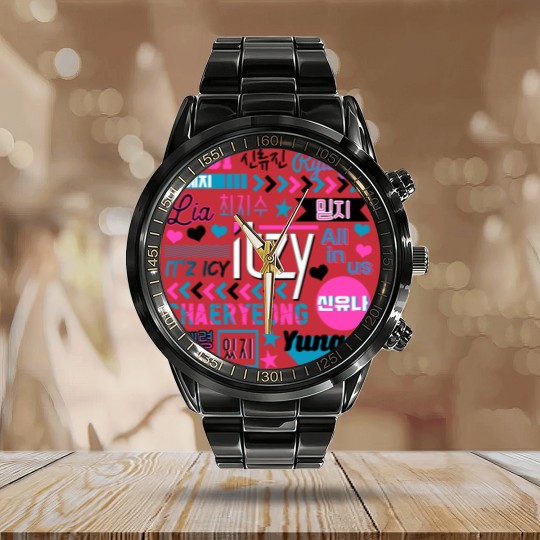 Discover Itzy Calendar Steel Band Watch