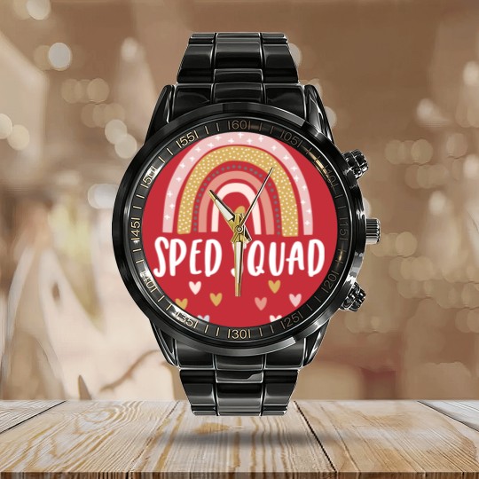 Discover Sped Squad Special Education Teacher Sped Ed Graph Calendar Steel Band Watch