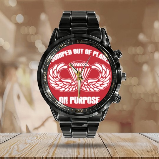 Discover airborne 82nd airborne airborne army airborne pa Calendar Steel Band Watch
