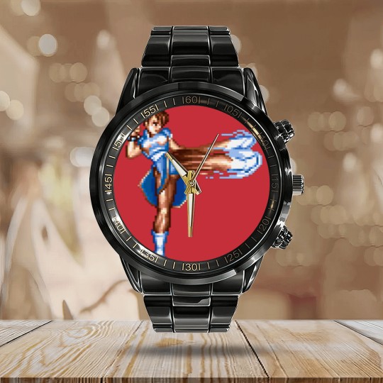 Discover Chun Li Calendar Steel Band Watch