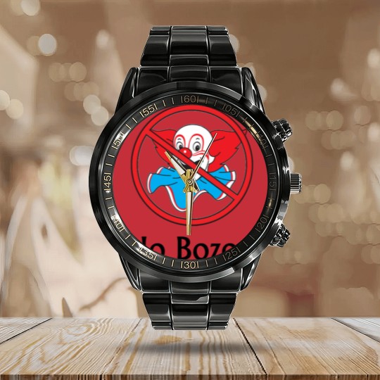 Discover No Bozos Clown Calendar Steel Band Watch Calendar Steel Band Watch