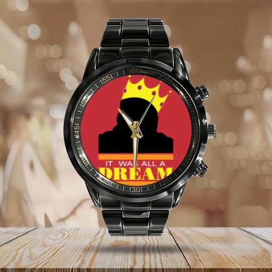 Discover It was all a dream - Hiphop - Calendar Steel Band Watch