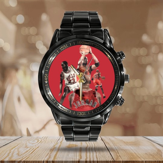 Discover MJ 23 - Michael Jordan Chicago - Calendar Steel Band Watch