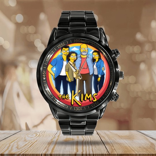 Discover The Kims - Kims Convenience - Calendar Steel Band Watch