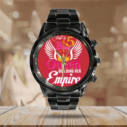 Discover 5 Bling Queen for women Ladies Paparazzi Calendar Steel Band Watch