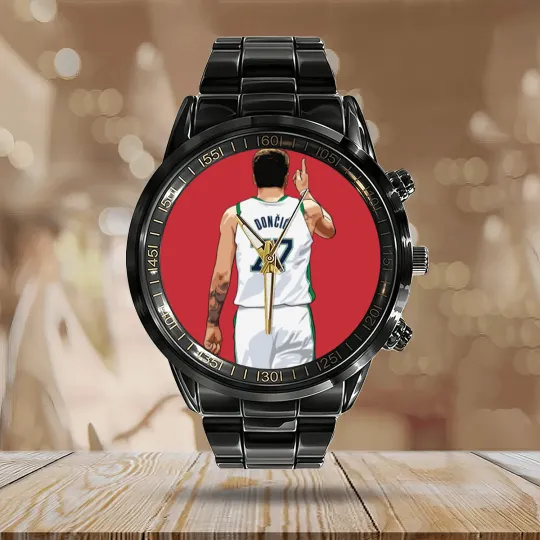 Discover Luka Doncic Calendar Steel Band Watch
