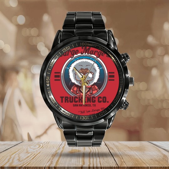 Discover Large Marge's Trucking Co. - Pee Wee Herman - Calendar Steel Band Watch