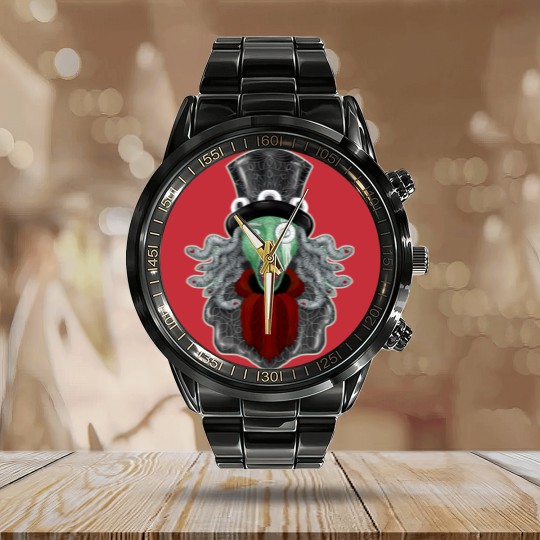 Discover The Hitcher - Mighty Boosh - Calendar Steel Band Watch