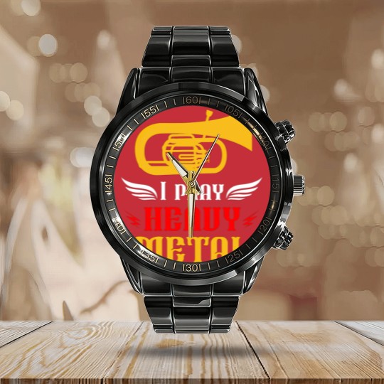 Discover I Play Heavy Metal Tuba Player Wind Instruments Calendar Steel Band Watch